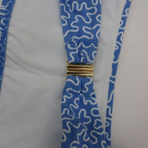 NEW FISCH Colombier Square Neck Bikini Top, Blue, Medium - Picture 6 of 10